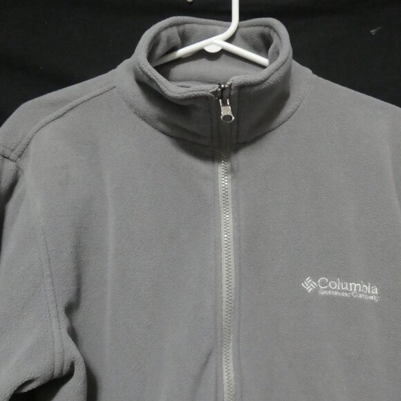 COLUMBIA SPORTSWEAR | woman's medium | Grey Fleece Zip-Up Jacket | Interchange - Picture 4 of 15